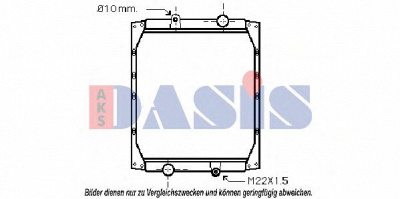 AKS DASIS 390240t -  Радиатор, охлаждение двигателя